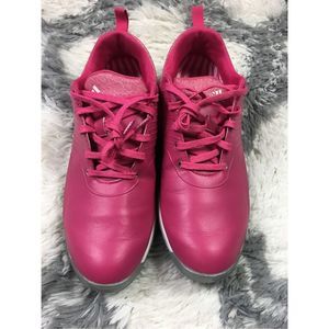 Used Adidas Adipower 4ORGED Golf Shoes Pink DA9746 US 8.5